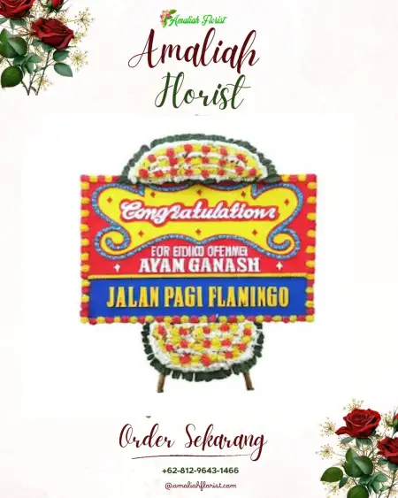 Sewa Papan Bunga Ngiyono